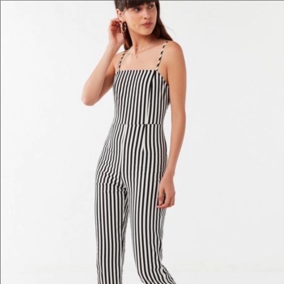 Urban Outfitters Pants - Urban Outfitters Striped Camisole Jumpsuit M EUC